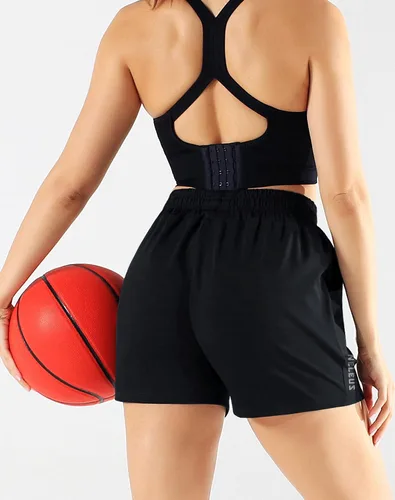 Vista 10 de NELEUS Pantalones cortos de correr ligeros para mujer, pantalones cortos atléticos de entrenamiento para yoga con bolsillo