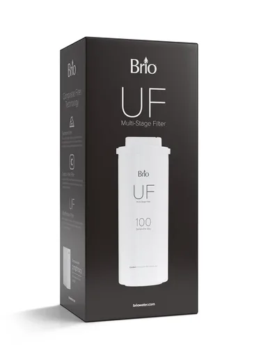 Vista 2 de Brio Reemplazo del filtro de agua de ultrafiltración de 3 etapas para sistemas de filtración UF100FBLK y UF100FWHT