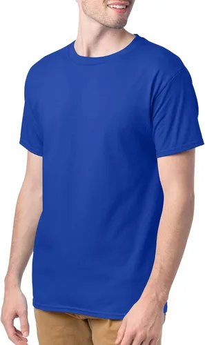 Vista 6 de Hanes Essentials Paquete de camisetas para hombre, camisetas de algodón con cuello redondo, 4o6unidades
