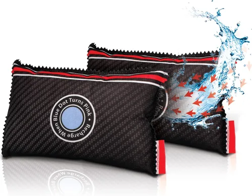 Vista 9 de Zarpax Deshumidificador de coche Mega Pack – Absorbe la humedad y la condensación – 100% a prueba de fugas – Reutilizable (2.2lbs/1kg)