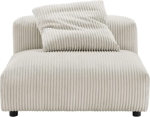 Vista 8 de Modway Sofás Solace, de gran tamaño, almendra