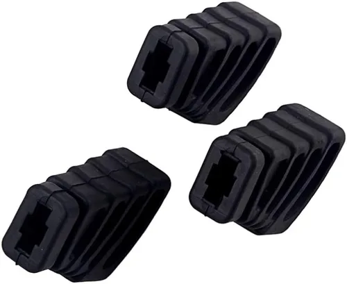 Vista 5 de HEALLILY Pies de goma de tambor para hardware de tambor Soporte de platillos Soporte de percusión Piezas Tamaño L 3pcs (negro)