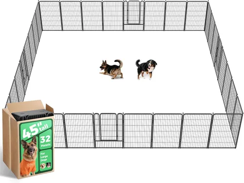Vista 92 de FXW Rollick - Corralito para perros para patio, campamento con casa rodante, patentado, 24 pulgadas, 2 paneles Fácil instalación, resistente