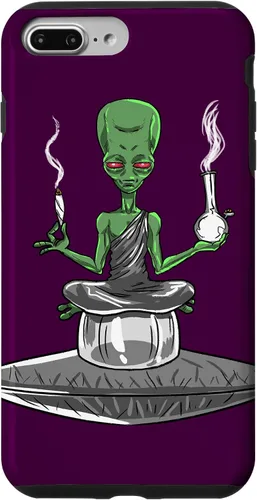 Vista 12 de Alien Smoker Bong Funny ET 420 Weed Space - Funda de regalo para iPhone 17