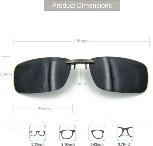 Vista 3 de Besgoods,gafas de sol, lentes polarizadas, no se rompen, para conducción, pesca, deporte al aire