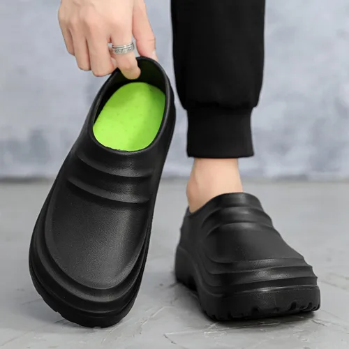 Vista 7 de Work Shoes for Men & Women Non Slip Clogs Kitchen Chef Shoes Comfortable Women Clogs Beach Shoes