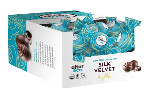 Vista 2 de Trufas de chocolate Organic Velvet de Alter Eco, 0.42 onzas (paquete de 60)