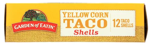Vista 10 de Garden of Eatin' Taco Shells, maíz amarillo, 5.5 onzas (paquete de 12)