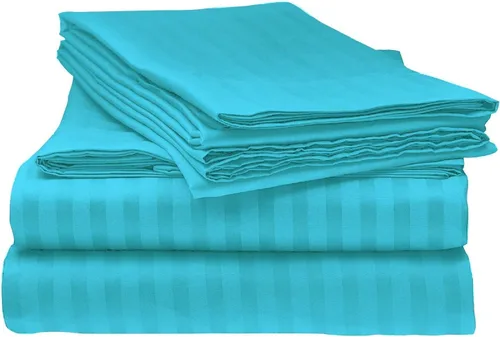 Vista 20 de laxlinen Super Suave Calidad 4 Pcs Hoja de cama Set (+ 30 inch) bolsillo extra profundo