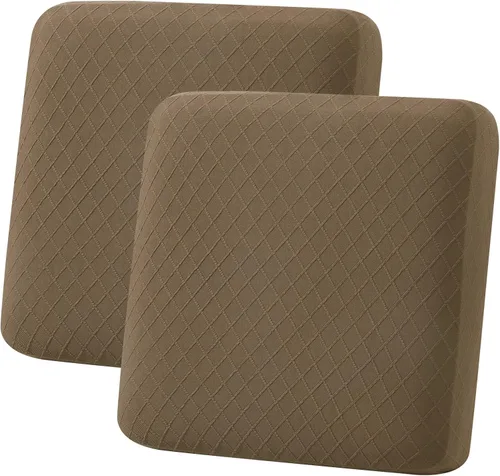 Vista 71 de hyha Fundas de cojín para sofá al aire libre, fundas lavables para sofá seccional, jaspe de diamante, funda elástica para cojín de asiento de sofá