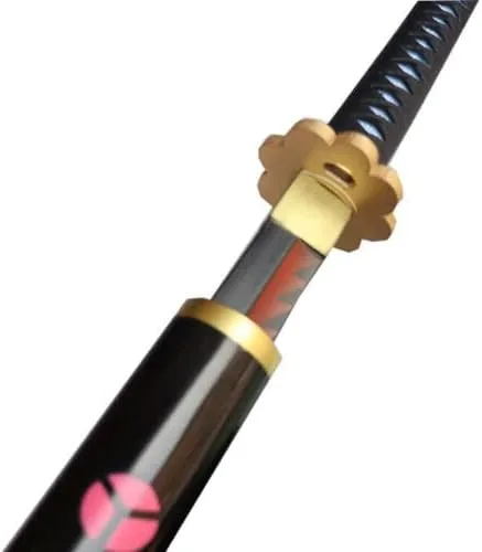 Vista 2 de Espada de espuma de 41 pulgadas Zoro Law Samurai Cosplay espada arma espada espada espada (varios estilos disponibles)