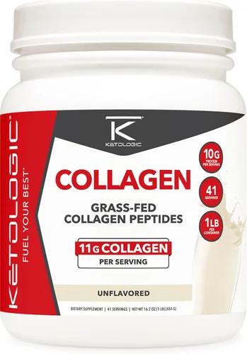 Vista 7 de Ketologic Colágeno alimentado con pasto (sabor a chocolate 1 LB)