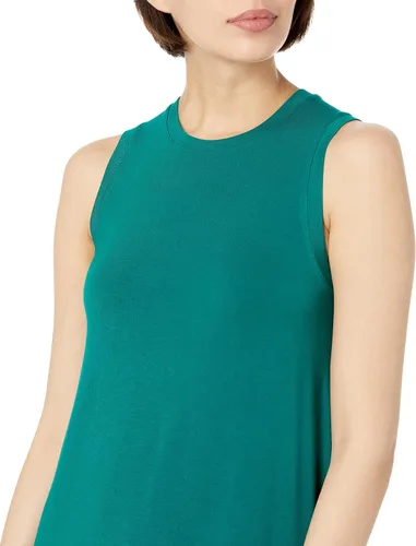 Vista 3 de Tienda Essentials - Vestido de jersey estilo swing sin mangas y de ajuste holgado para mujer (anteriormente de Daily Ritual)