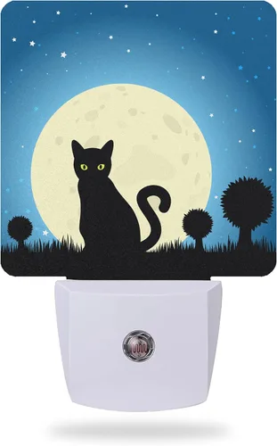 Vista 13 de Luz nocturna, hierbas y flores silvestres, luces nocturnas enchufables a la pared para niños y niñas, luz nocturna decorativa media redonda, lámpara
