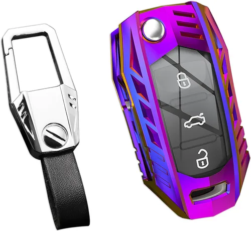 Vista 48 de Funda para Llavero Audi, Llavero, Protección de Aleación de Zinc Funda para Llave de Automóvil para A3 A4 A5 A6 Q7 Q5 TTS SQ5 R8 RS4 RS5 S5