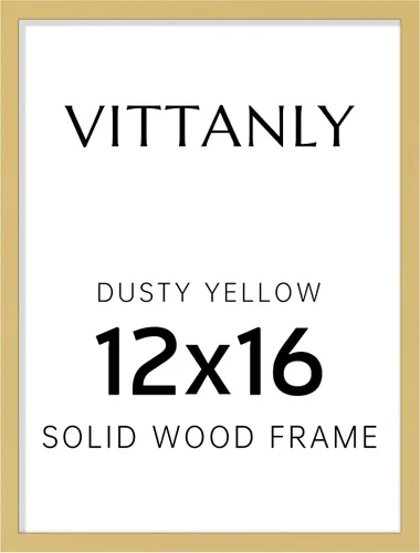 Vista 184 de Vittanly - Marco de fotos de 4 x 6 pulgadas de madera maciza con plexiglás, incluye paspartú de 3,5 x 5, para colgar en la pared o poner sobre una