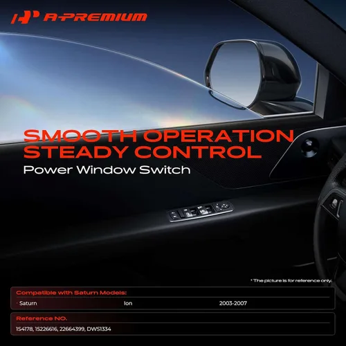 Vista 2 de A-Premium Interruptor de elevalunas eléctrico delantero izquierdo del lado del conductor