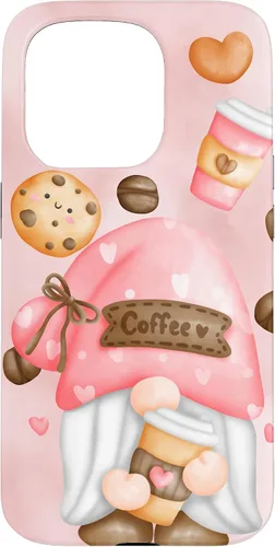 Vista 14 de Cute Coffee Gnomie for Garden Gnome Lovers and Gardener Case for iPhone 17