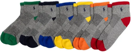 Vista 14 de Polo Ralph Lauren Paquete de 6 calcetines deportivos para hombre Negro