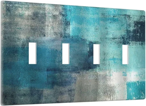 Vista 139 de Cubiertas de Placas de Pared Dúplex Individual con Sol Minimalista Moderno de Palabras Inspiradoras Abstractas Boho, Cubierta de Interruptor de Luz