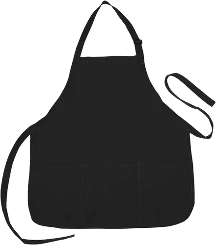 Vista 13 de Impecgear Cafe Restuarant Delantales Babero, Blanco