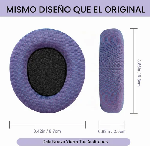 Vista 8 de Almohadillas de repuesto para SteelSeries Arctis Nova – Almohadillas de tela de malla mágica para auriculares Arctis Nova Pro Wired, Nova 1, 3, 4