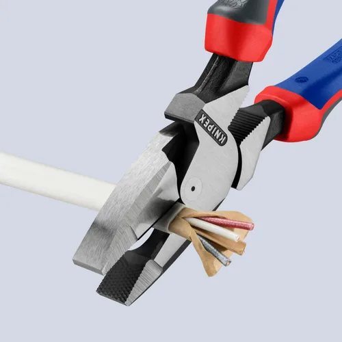 Vista 8 de Knipex 09 02 240 SBA Alicates de electricista de palanca ultra alta de 9.5 pulgadas