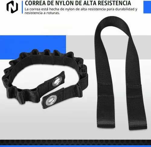 Vista 4 de NICECNC - Kit de correa de elevación delantera y trasera Nylon Negro