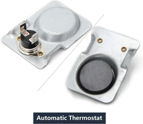 Vista 3 de Criditpid Interruptor de termostato magnético para ventilador de chimenea/kit de soplador de chimenea, interruptor de temperatura magnético