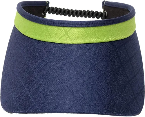 Vista 2 de Glove It Visera estampada y sólida, visera para mujer, visera de sol para mujer, visera de golf con bobina, visera para correr, tenis