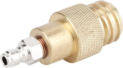 Vista 7 de AYNEFY Adaptador de agua, TR21-4 Adaptador de latón de rosca macho Convertidor de botella de gas de agua Adaptador de cilindro de CO2 Piezas