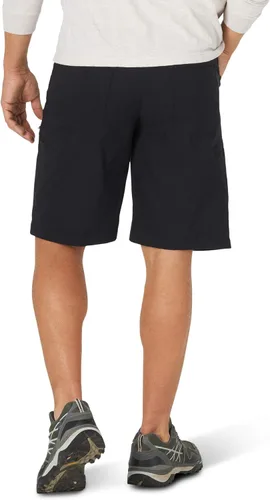 Vista 2 de Wrangler Authentics - Pantalones cortos estilo cargo para hombre, cintura Comfort Flex.