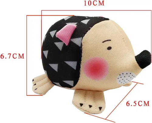 Vista 2 de HONEYSEW Cojines de pasador para coser lindo soporte de alfiler de retazos 2 piezas DIY Craft Hedgehog
