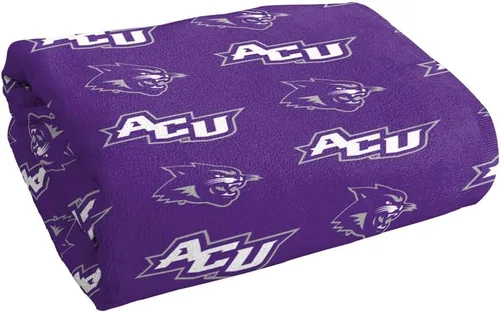 Vista 3 de LOGOVISION Abilene Christian University - Manta de 30 x 60 pulgadas, patrón de logotipo, CottonFront/PolyBackBeachTowel