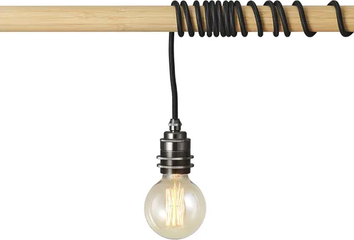 Vista 10 de BRIGHTTIA Lámpara colgante de latón enchufable – Enchufe portátil listo para colgar E26 con cable de 15 pies e interruptor en línea – Robusta