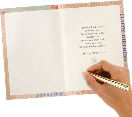 Vista 6 de Tarjeta de cumpleaños Hallmark para padre (El mejor tipo de papá)