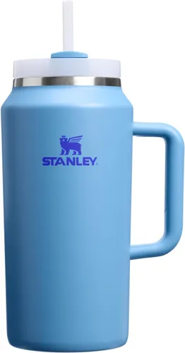 Vista 41 de STANLEY Quencher H2.0 Vaso Térmico con asa y pajilla, 64 onzas, tapa Flowstate de 3 posiciones, gran capacidad para viajes y deportes, vaso de acero