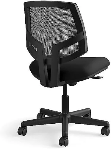 Vista 5 de HON Volt H5713 - Silla tapizada para computadora con respaldo de malla, para escritorio de oficina, color negro