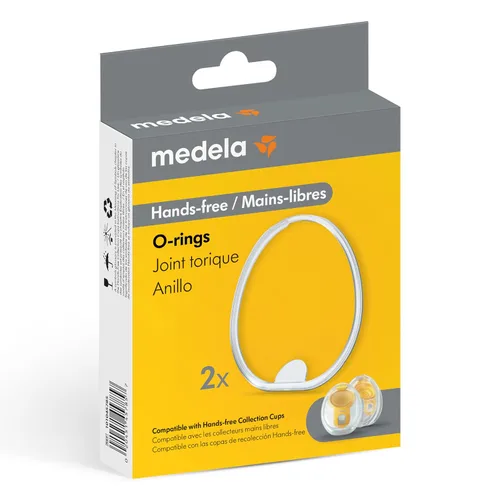 Vista 2 de Medela Juntas tóricas para tazas de colección manos libres, paquete de 2