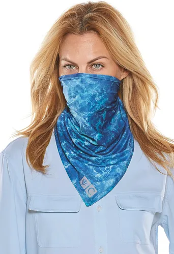 Vista 4 de Coolibar UPF 50 Abacos Aqua Bandana unisex - Protección solar