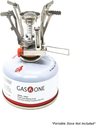 Vista 6 de Gas One Bidón de combustible de isobutano de mezcla de combustible para camping, 3.53 oz (paquete de 12)