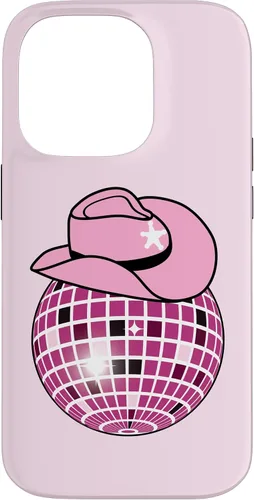 Vista 17 de Cowboy Hat Disco Ball Pink Cowgirl Case for iPhone 17