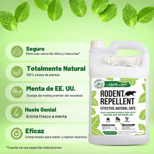 Vista 7 de Mighty Mint Bolsas repelentes de ratones y paquete de galones repelentes de roedores