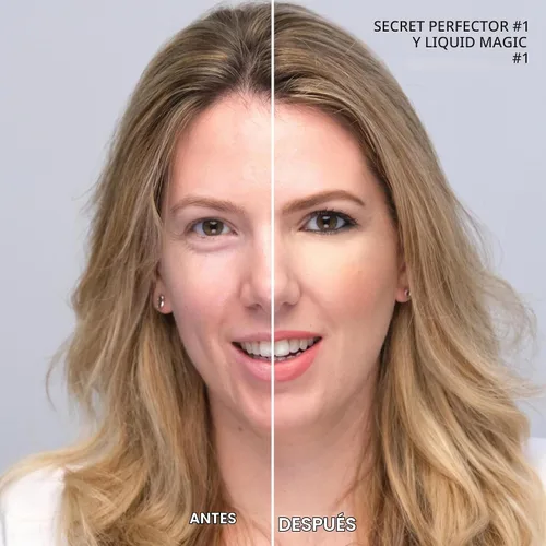 Vista 2 de NATASHA MOOR: Liquid Magic Corrector – Máxima cobertura para ojeras – Larga MAGIC #1 (Luz Natural)