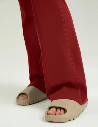 Vista 4 de Colorfulkoala Dreamlux - Leggings acampanados de cintura alta para mujer con bolsillos con cremallera, pantalones de yoga de pierna ancha