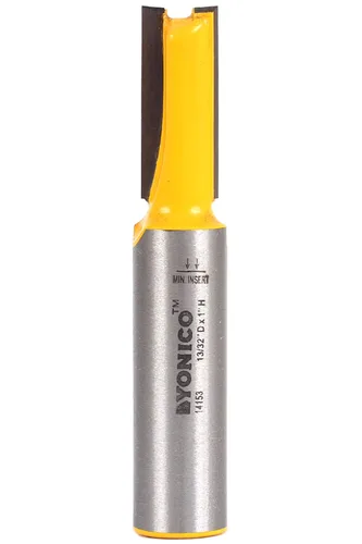 Vista 50 de Yonico Brocas de ruteadora, broca recta de 1 pulgada de diámetro X 1 pulgada de altura, vástago de 1/2 pulgada 14030