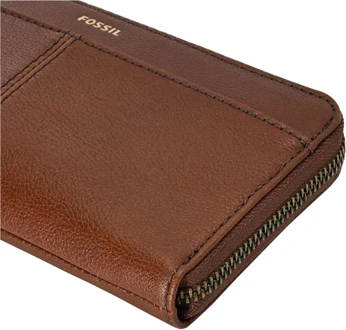Vista 4 de Fossil Cartera de cuero Tara con cremallera para mujer