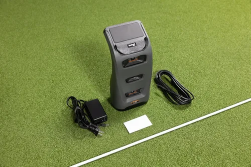 Vista 4 de Bushnell Golf Launch Pro i Circle B Edition - Monitor de lanzamiento con precisión de nivel de giro, medición basada en cámara, uso en interiores