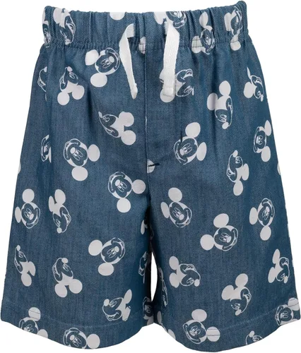 Vista 3 de Disney Conjunto de camisa polo y pantalones cortos de El Rey León Mickey Mouse Cars, de niño pequeño a niño grande Blanco / Azul