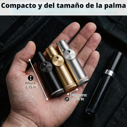 Vista 3 de OakMsOik Dispensador de especias a prueba de fugas para sal y pimienta